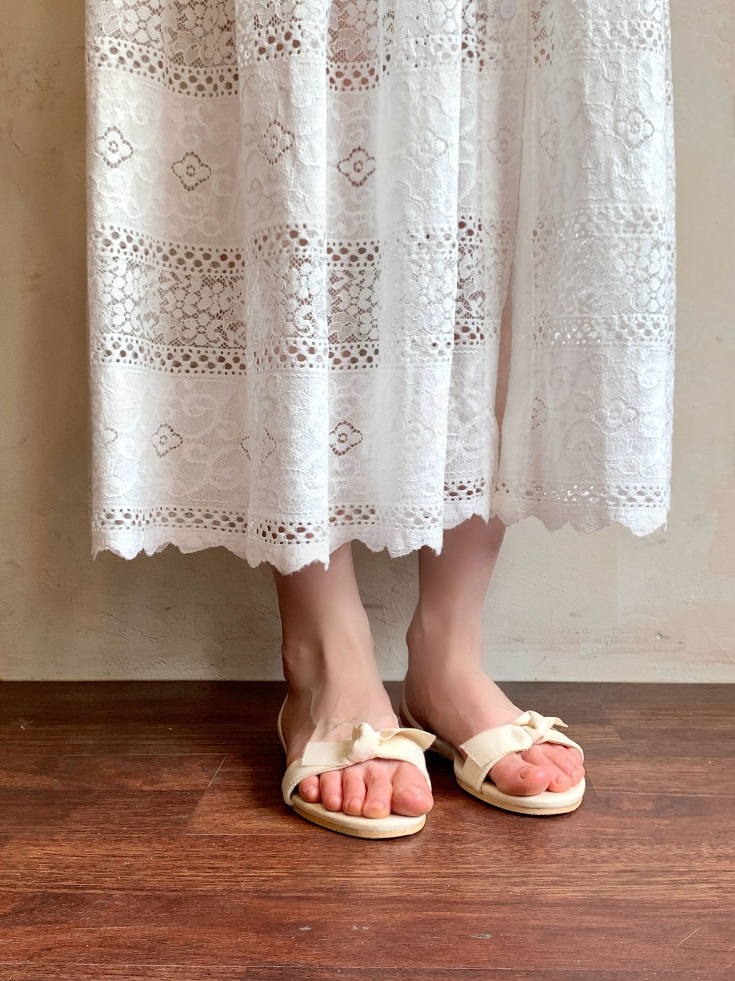 Lace Embroidered Slip Dress