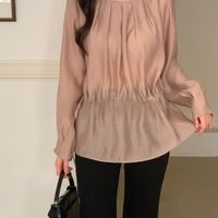 褶皺隧道襯衫 | Pleated Tunnel Blouse