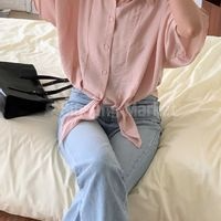 綁結寬鬆襯衫 | Knot Loose Shirt