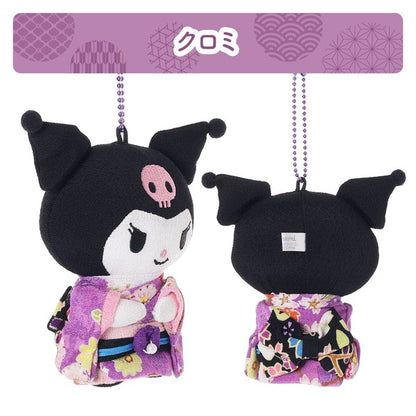 Sanrio Japanese Style Chirimen Mascot Charm 12cm 5 Designs Available 2025 New Product