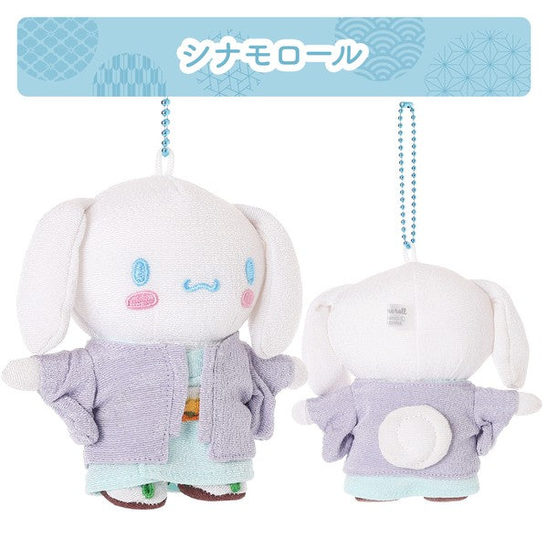 Sanrio Japanese Style Chirimen Mascot Charm 12cm 5 Designs Available 2025 New Product