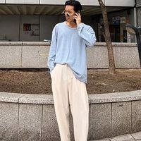 華夫格U領長袖