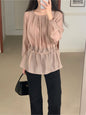 Pleated Tunnel Blouse