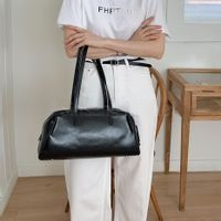 皮革波士頓包 | Leather Boston Bag