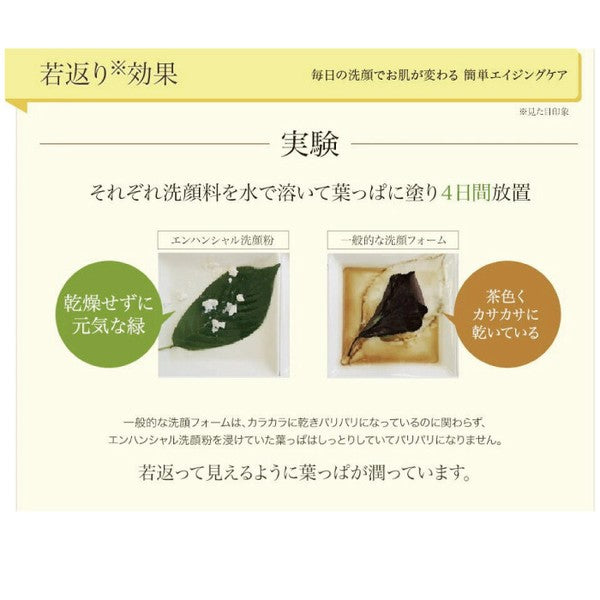 [Japan Proxy Shopping Direct Mail] ENHANCIAL Enzyme Face Wash Powder 100% Natural Ingredients 50g