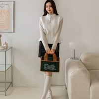 Daily 刺繡帆布托特包 | Daily Embroidery Canvas Tote Bag