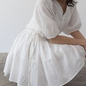 Koli V-Neck Tie Dress