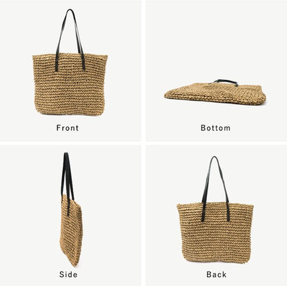 阿羅科紙編托特包 Beige 商品圖