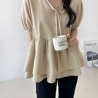 雙層荷葉邊襯衫 | Double Ruffle Blouse